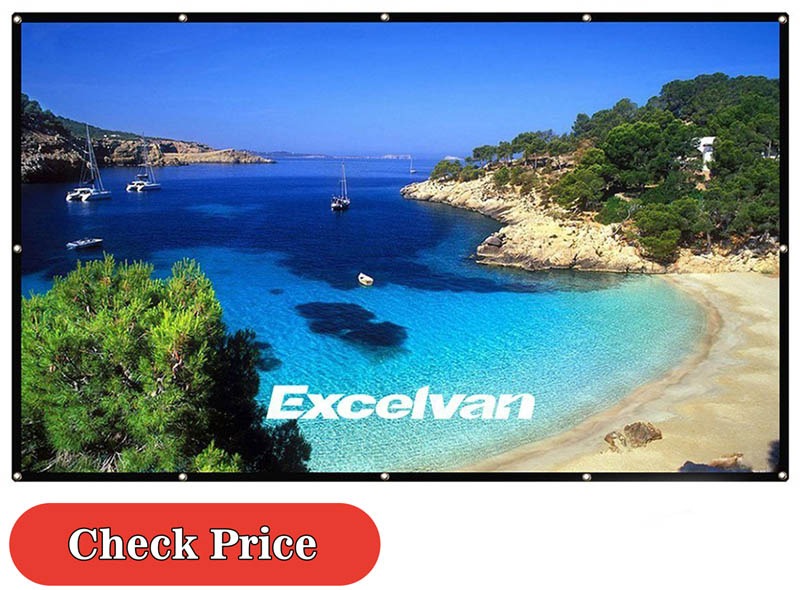 Excelvan outdoor projector screen 