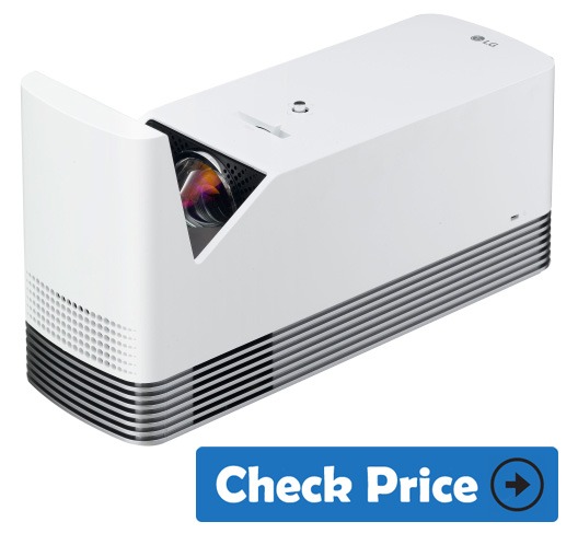 LG HF85JA short throw projector for gaming