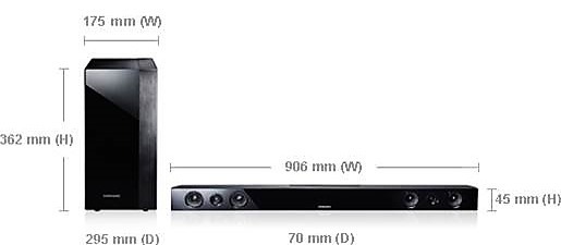 soundbar Dimensions