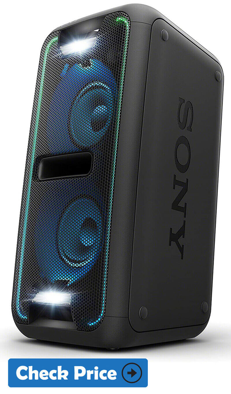 Sony GTKXB7BC best bluetooth speakers for outdoor party