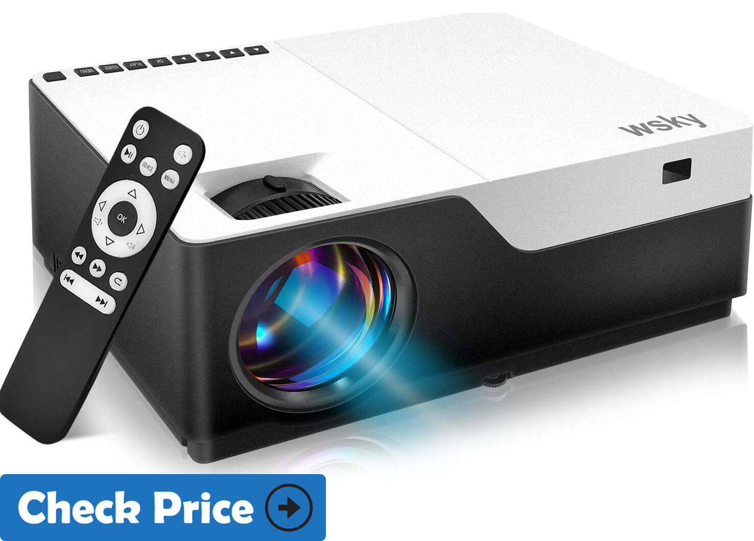 Wsky 1080P Projector under 300