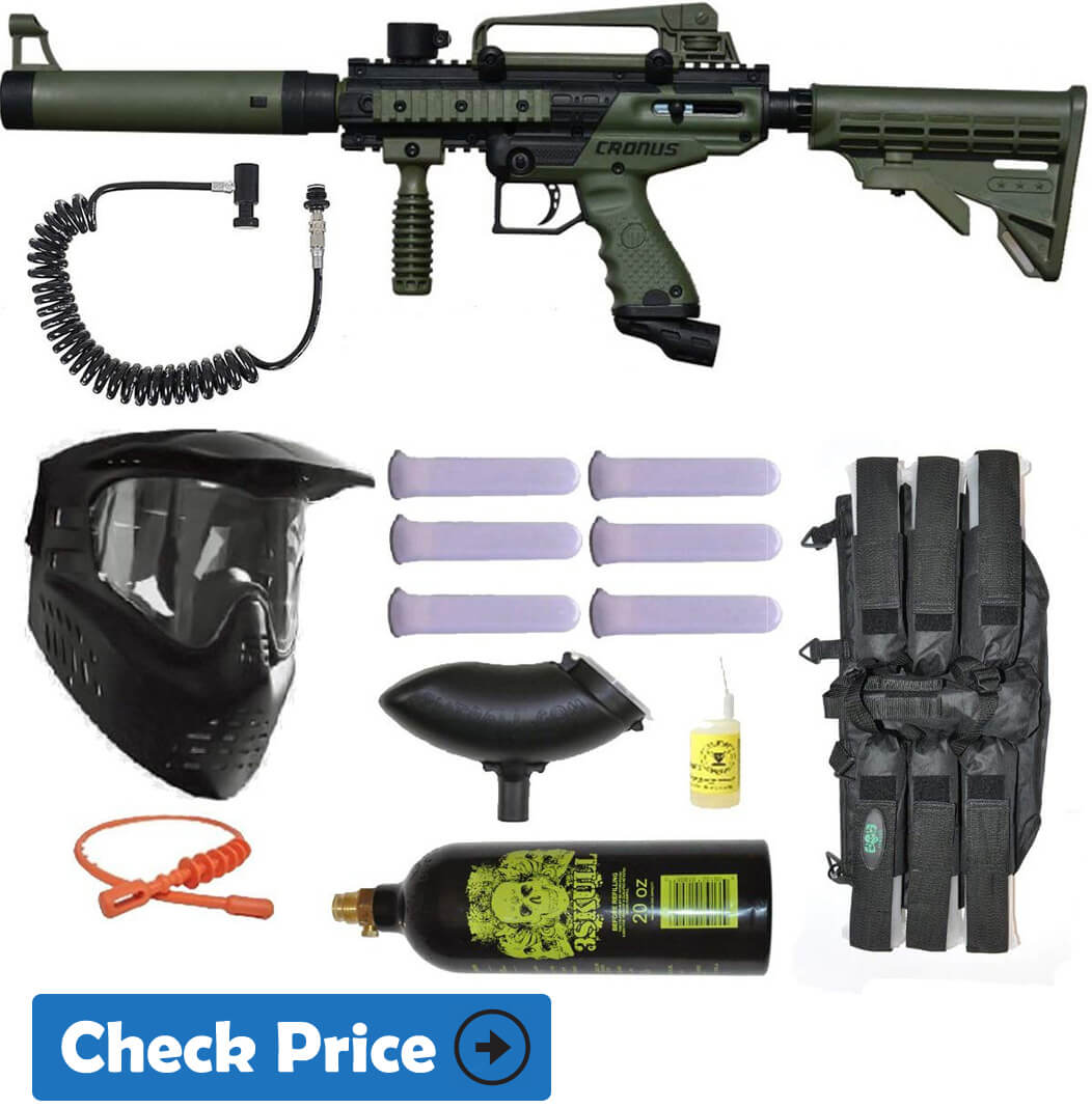 Tippmann Cronus Olive Paintball tactical gun Power pack